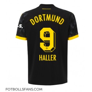 Borussia Dortmund Sebastien Haller #9 Replika Bortatröja 2023-24 Kortärmad